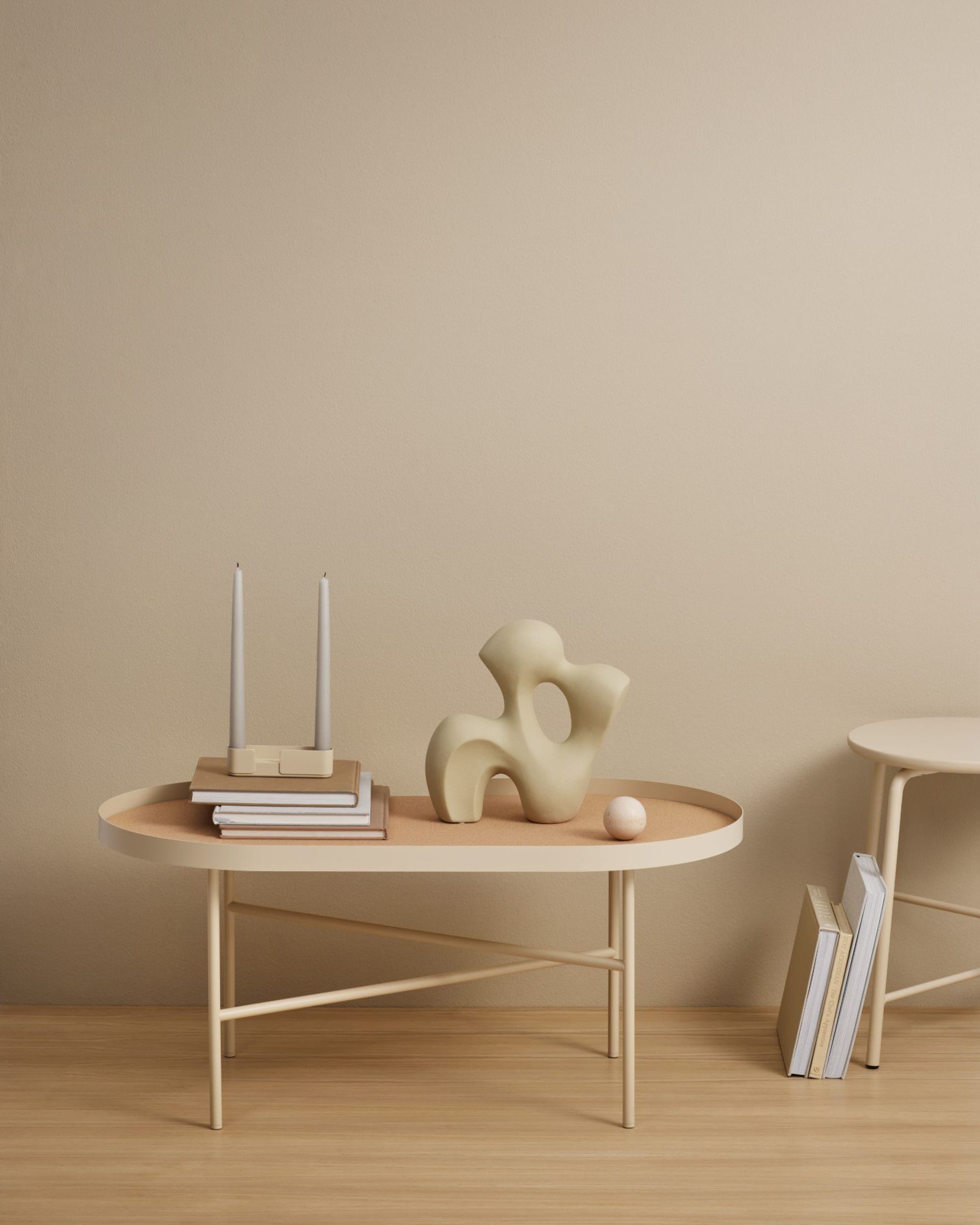 big hug candle holder - beige