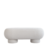 big foot bench - bouclé