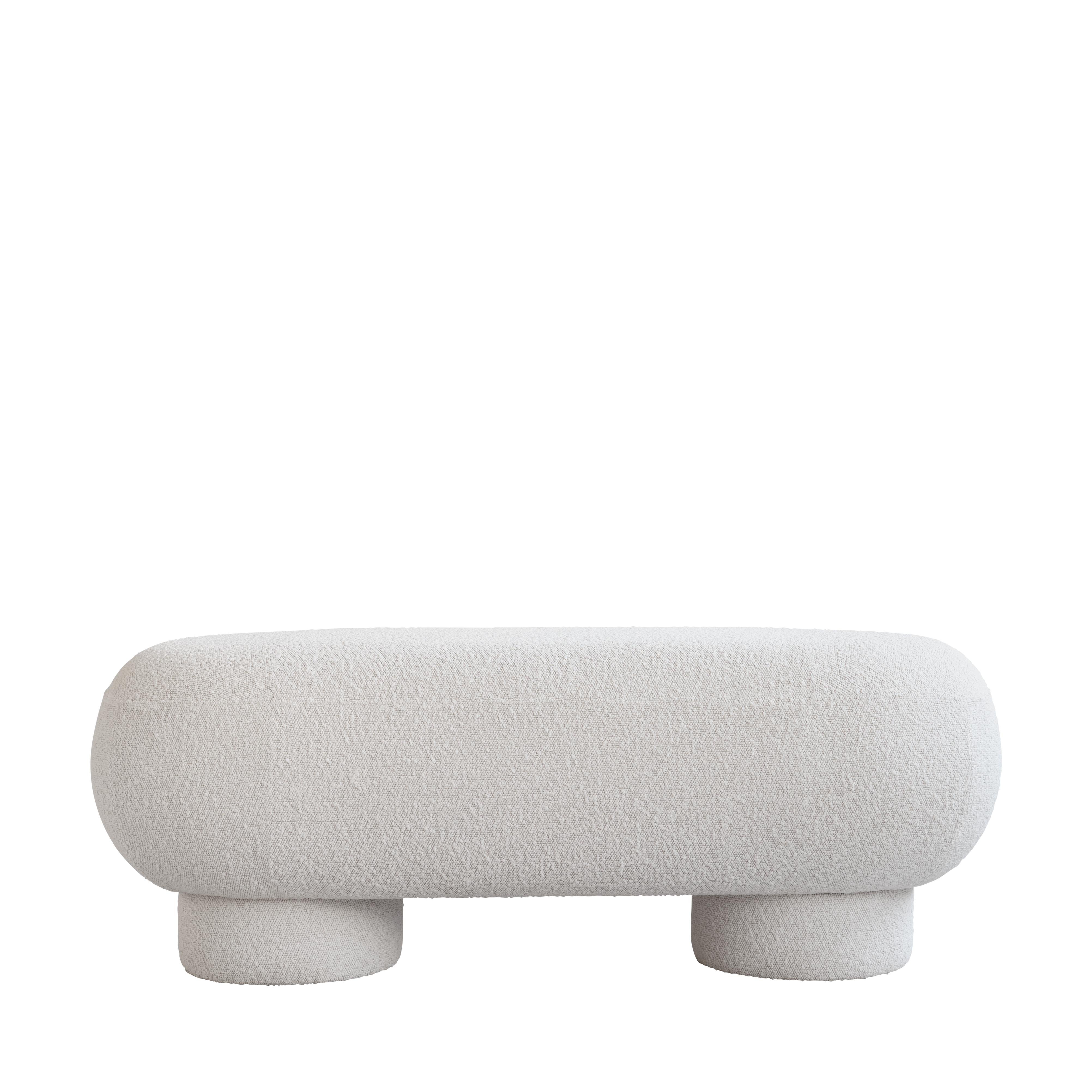 big foot bench - bouclé
