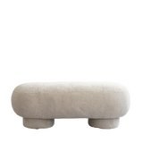 big foot bench - sheepskin