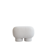 big foot bench petit - bouclé