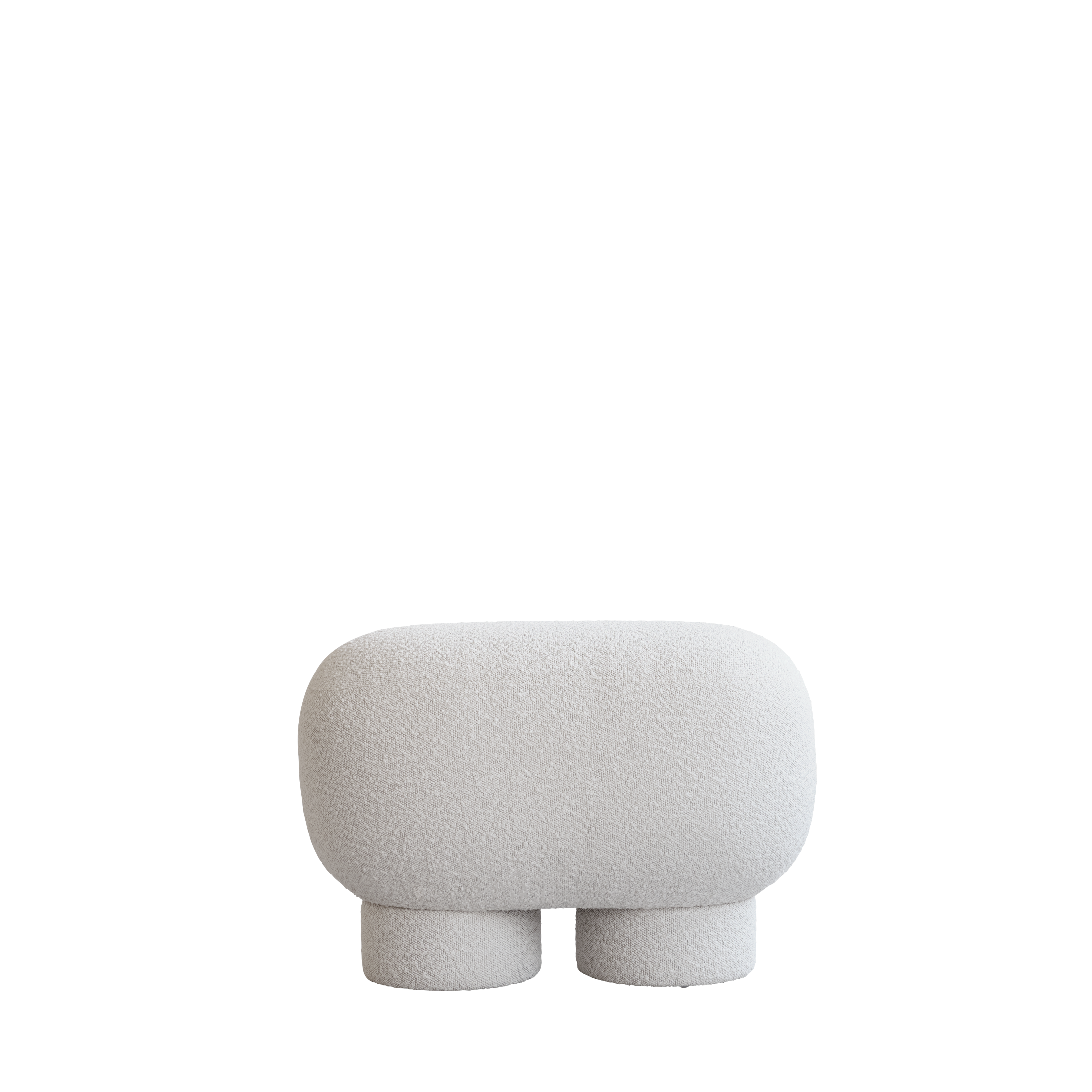 big foot bench petit - bouclé