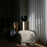 big foot bench petit - nubuck leder