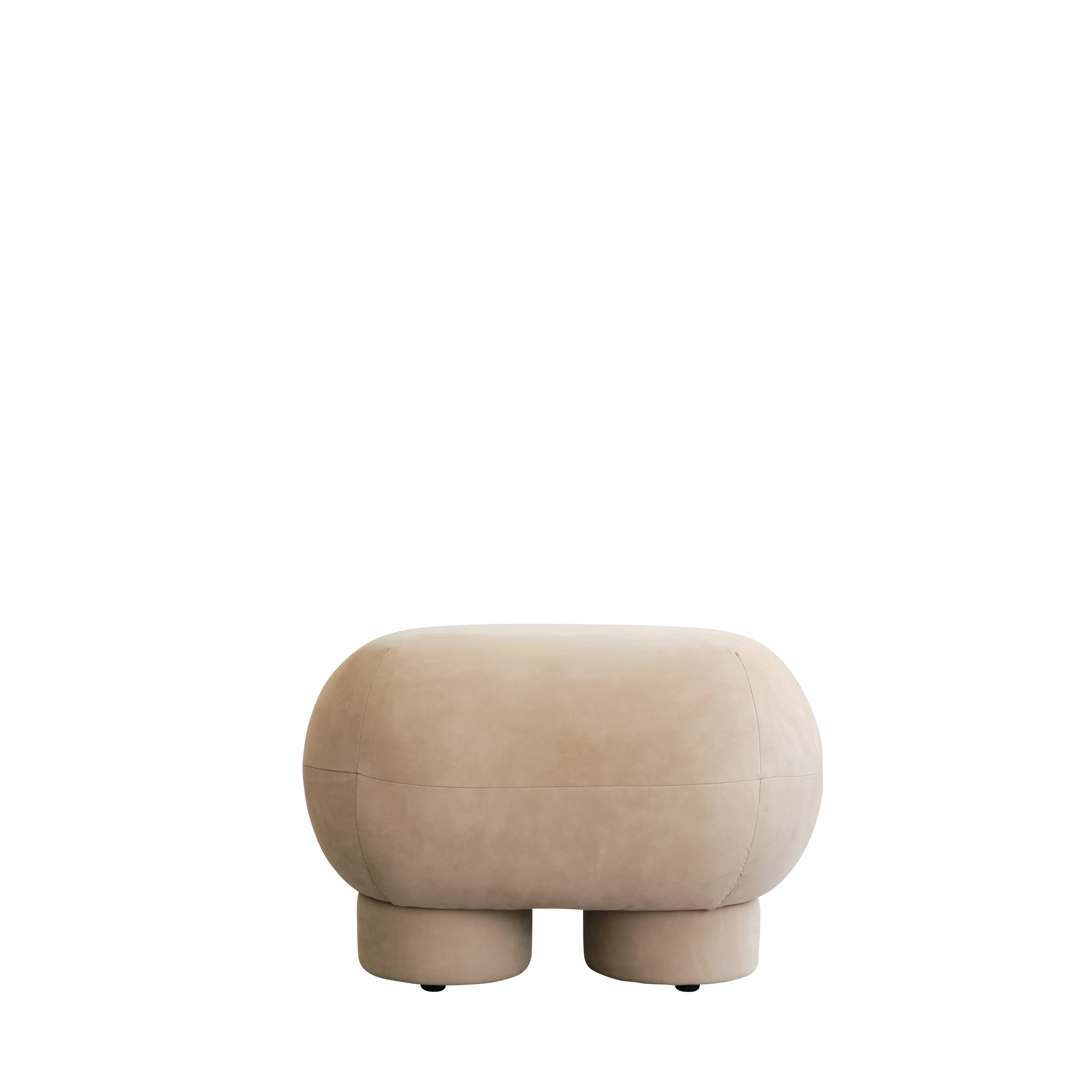 big foot bench petit - nubuck leder