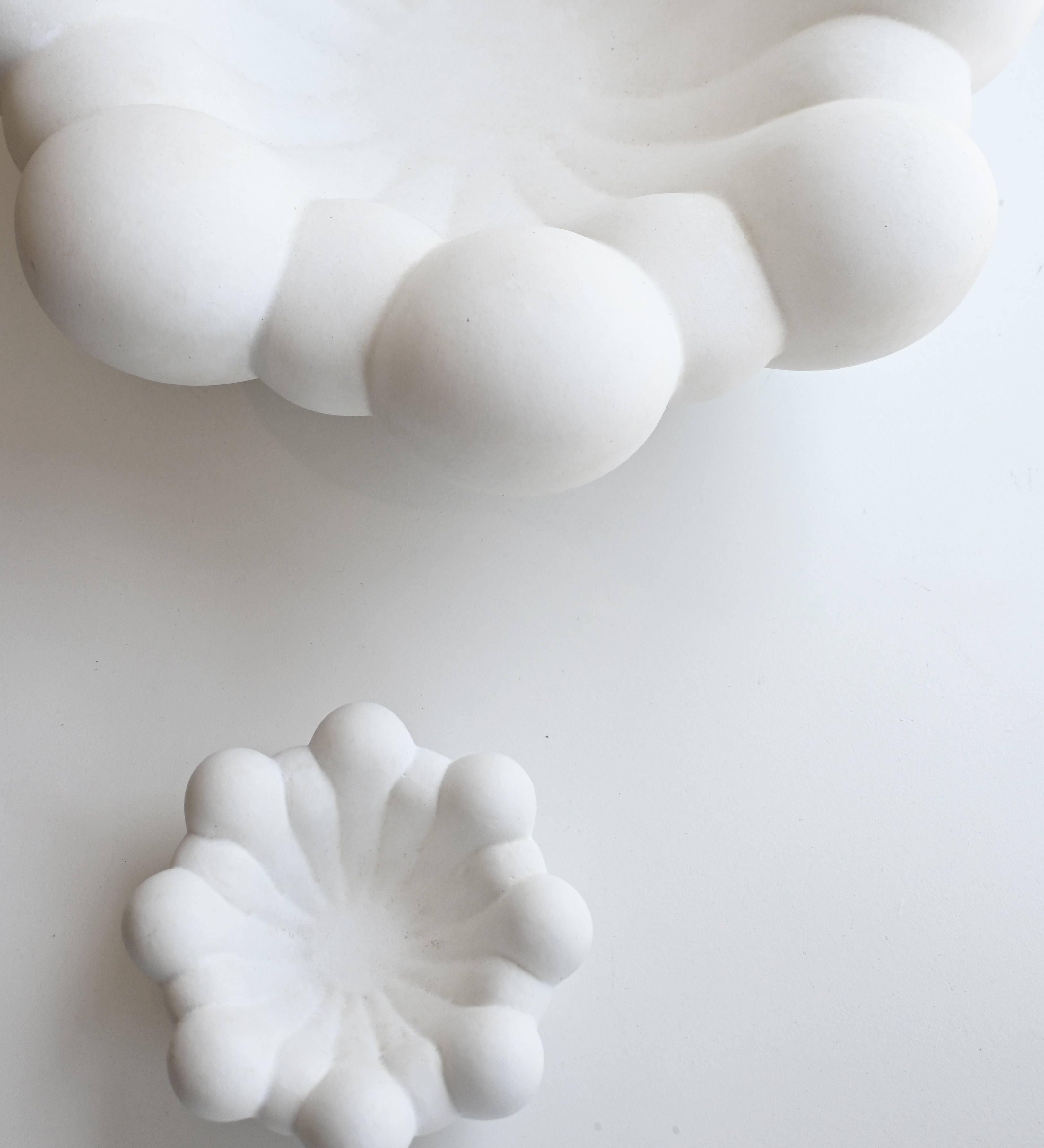 bloom vase - bone white