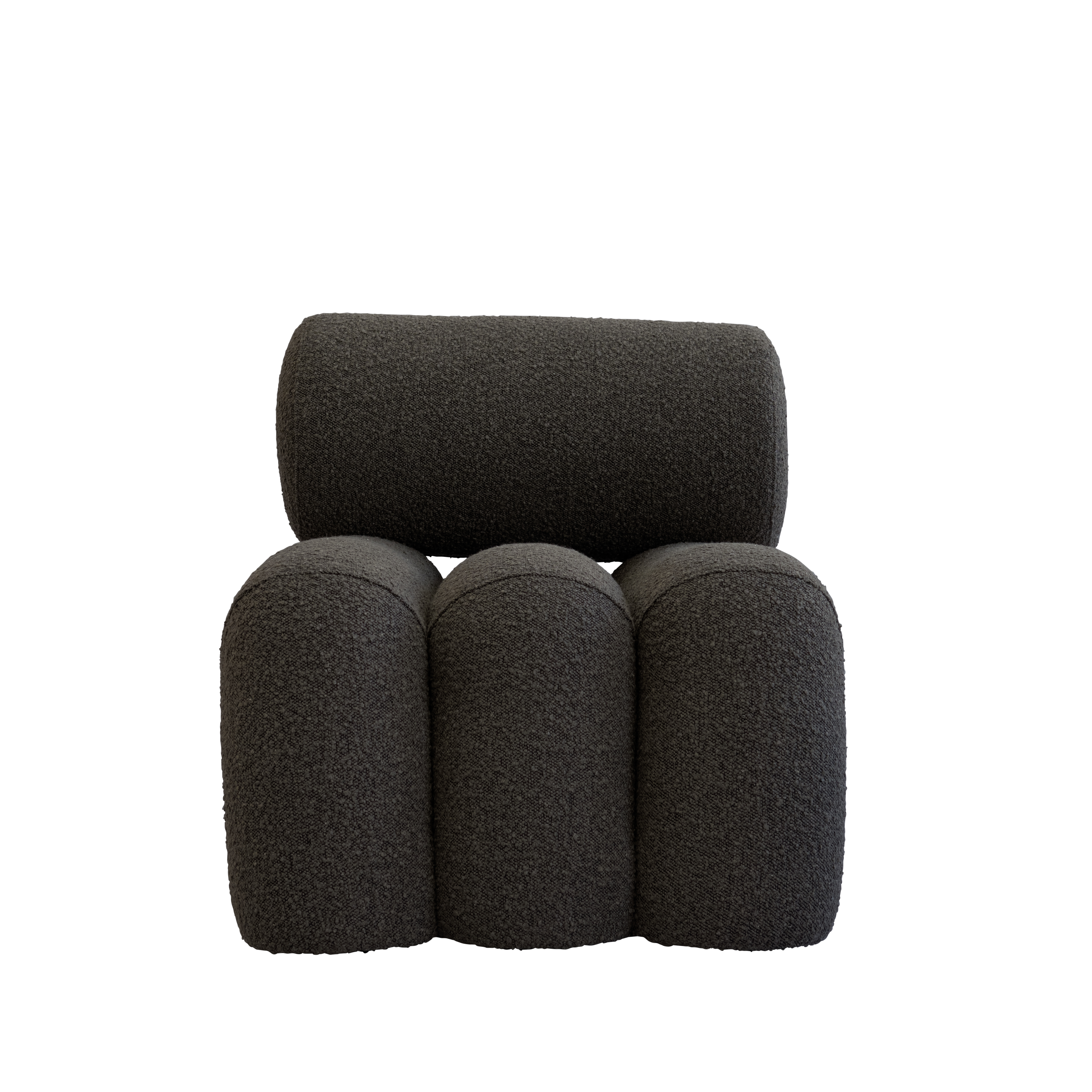 foku lounge chair - bouclé