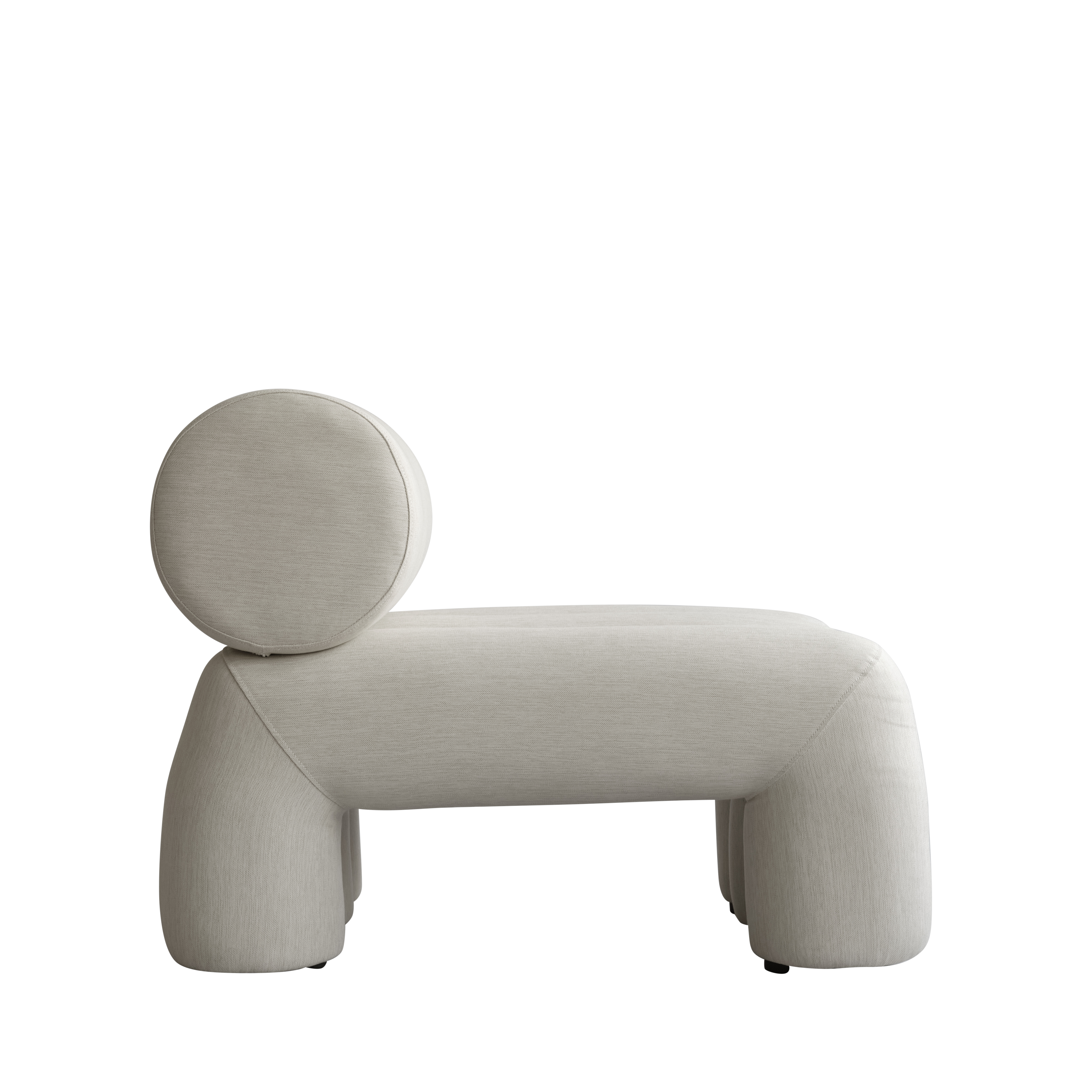 foku lounge chair - bouclé
