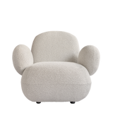toe arm chair - bouclé