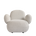 toe arm chair - bouclé