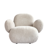 toe arm chair - sheepskin