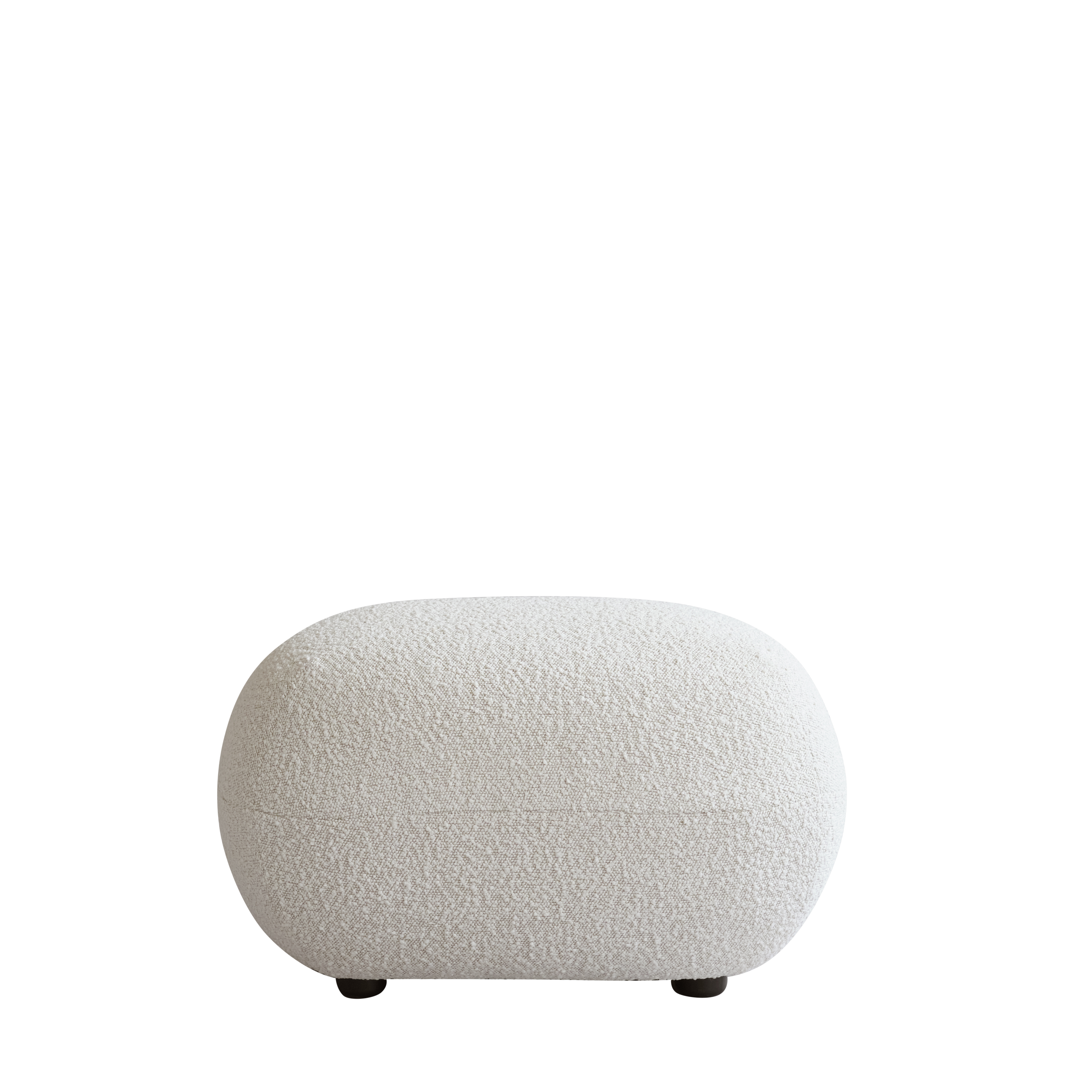toe ottoman - bouclé