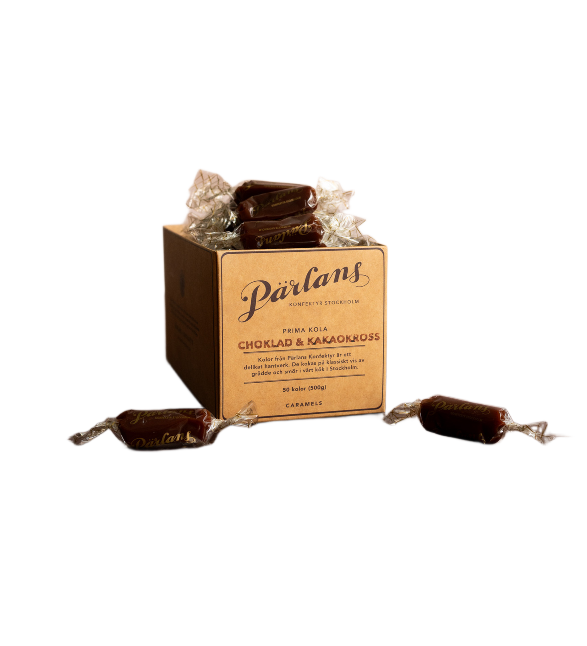 caramel - chocolate & cocoa nibs 1 piece