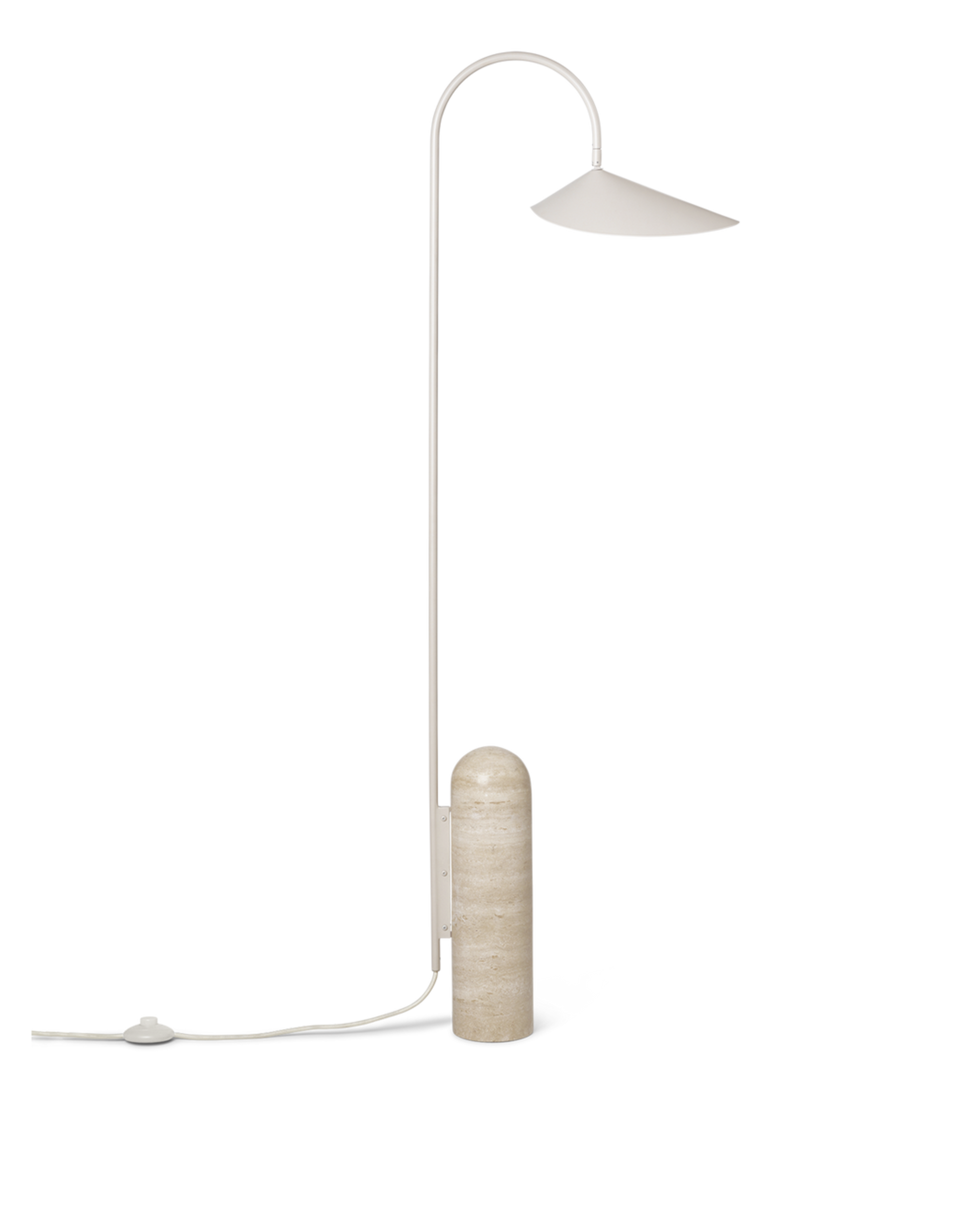 arum floor lamp - cashmere