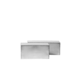 ferra coffee tables - stainless steel