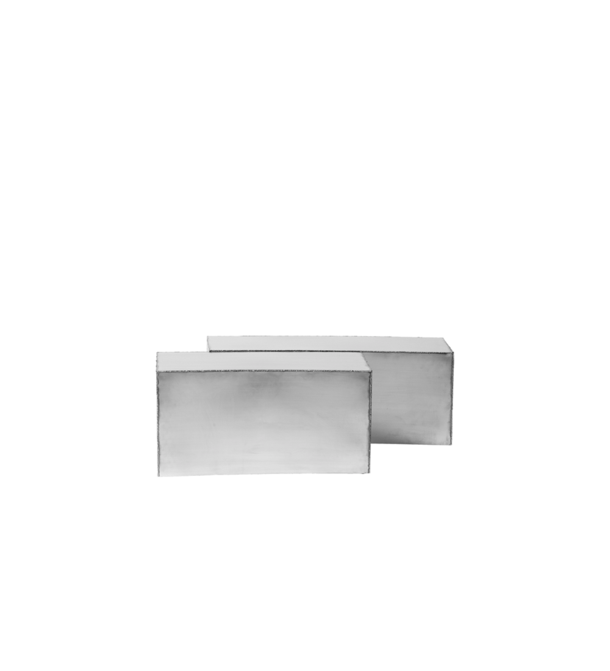 ferra coffee tables - stainless steel