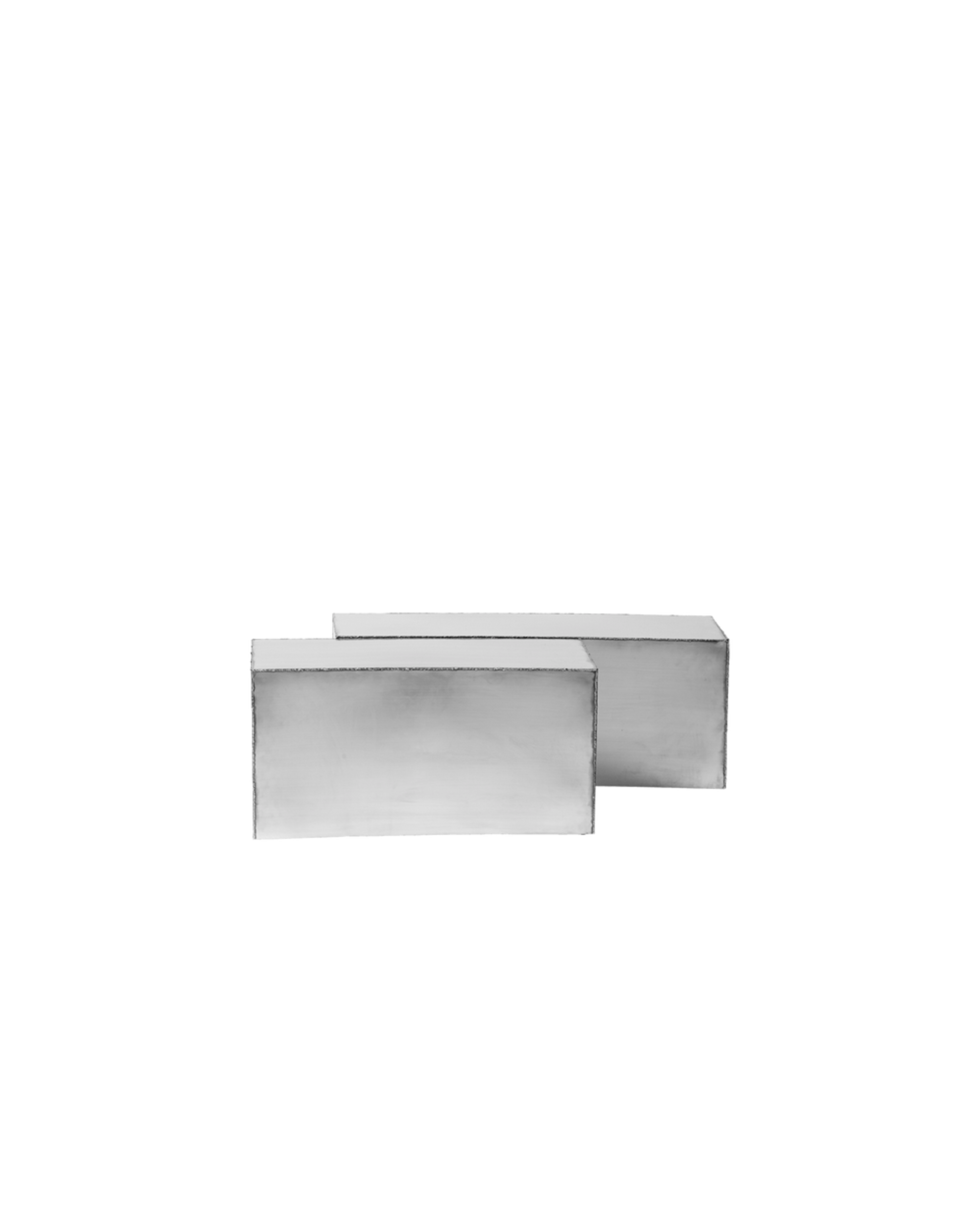 ferra coffee tables - stainless steel