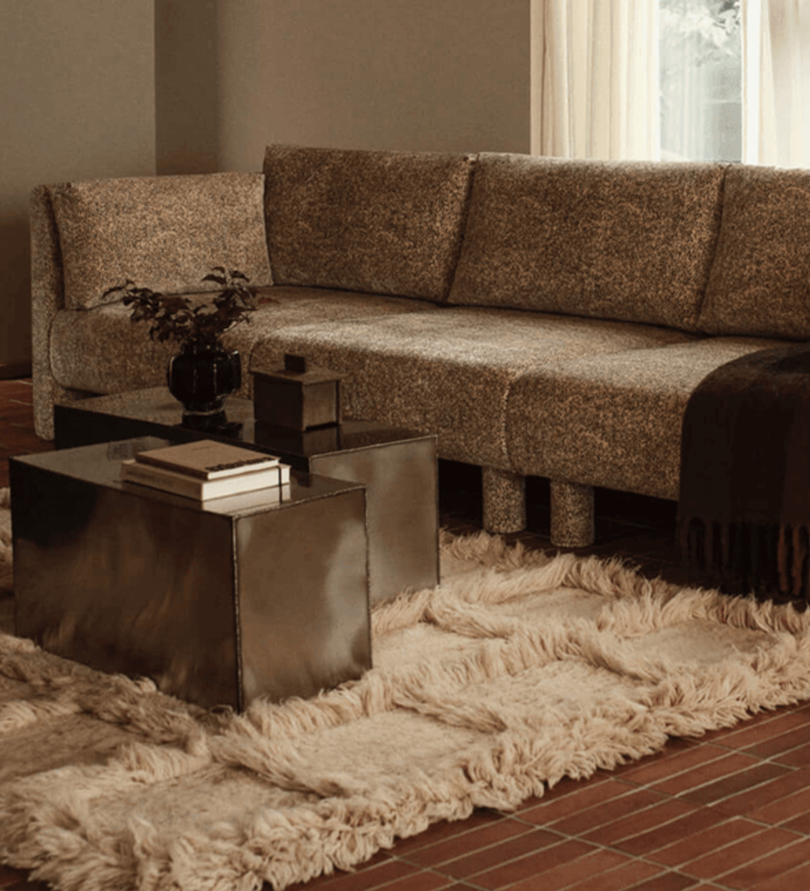 ferra coffee tables - stainless steel