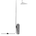 arum floor lamp - stainless steel
