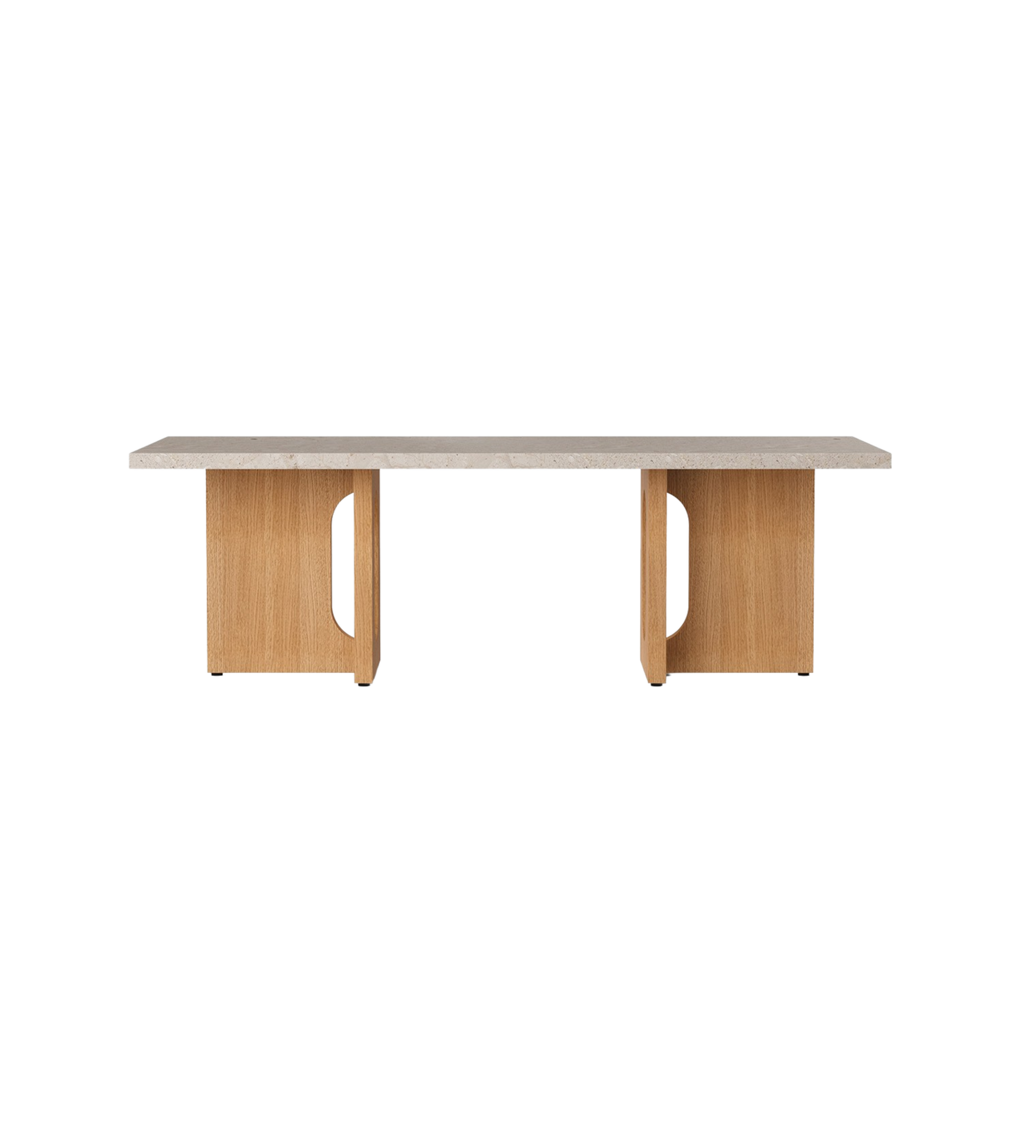 androgyne lounge table - natural oak kunis breccia