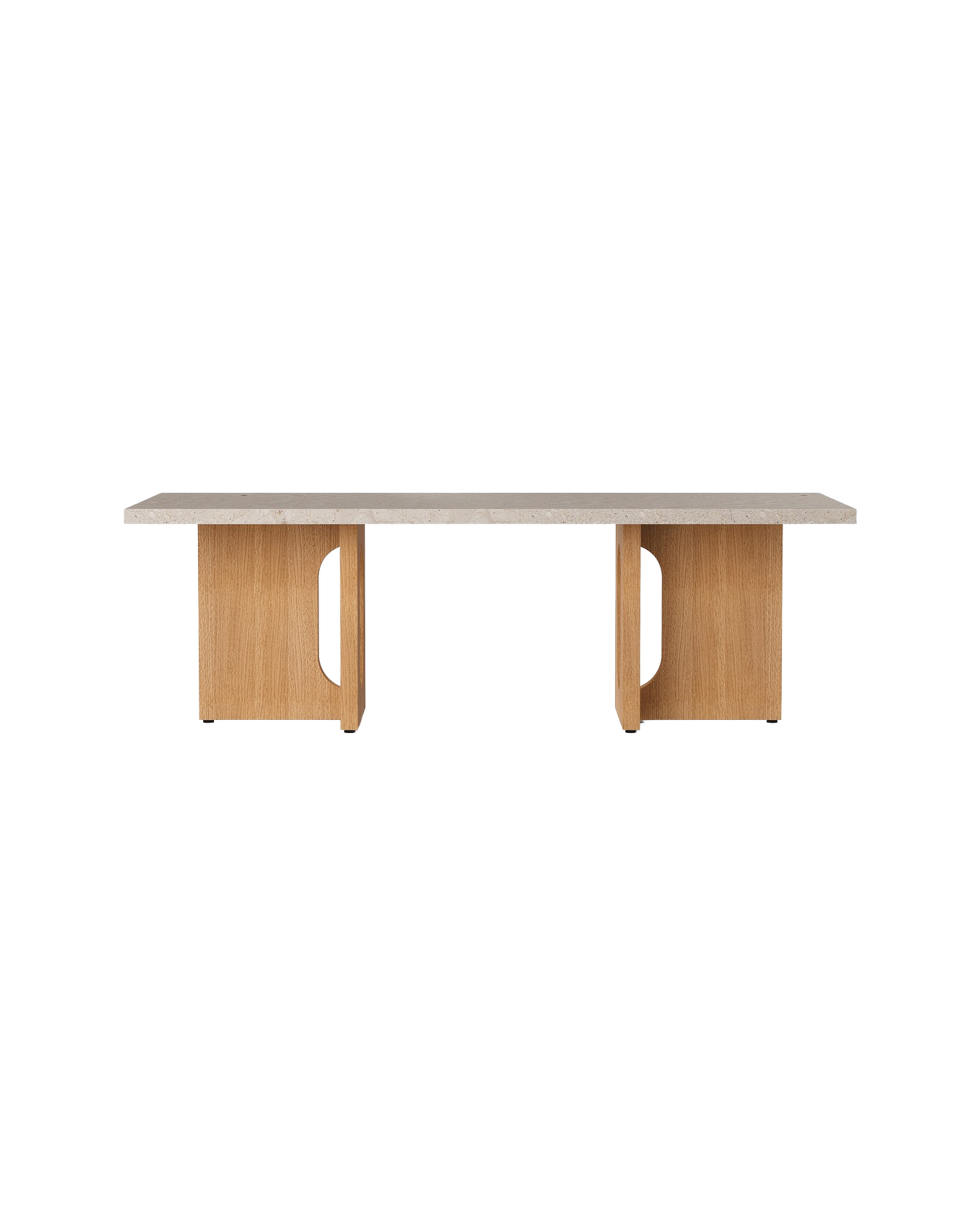 androgyne lounge table - natural oak kunis breccia