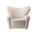 the tired man lounge chair - sheepskin moonlight