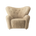 the tired man lounge chair - sheepskin honey