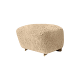 the tired man ottoman - sheepskin honey