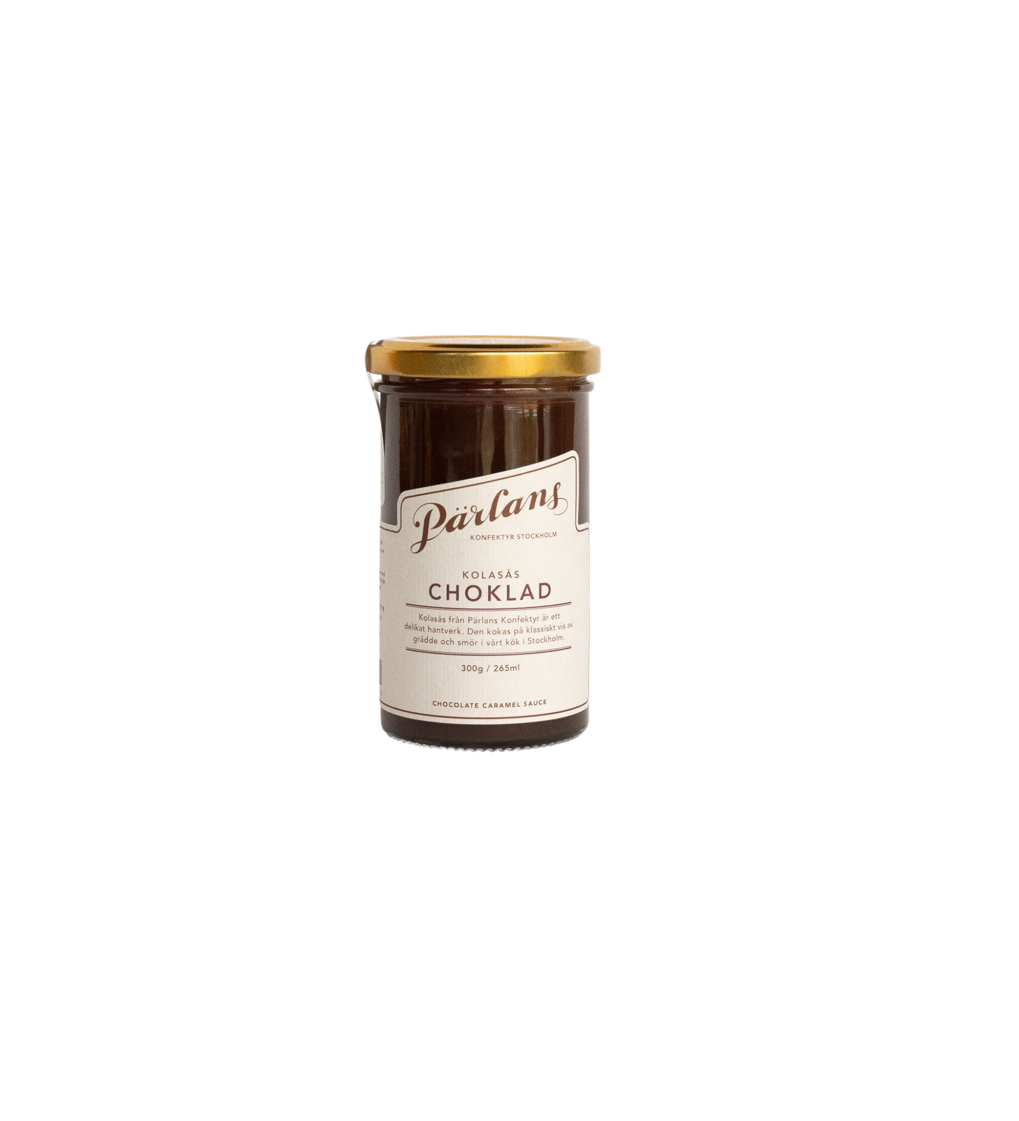 caramel sauce - chocolate glass jar