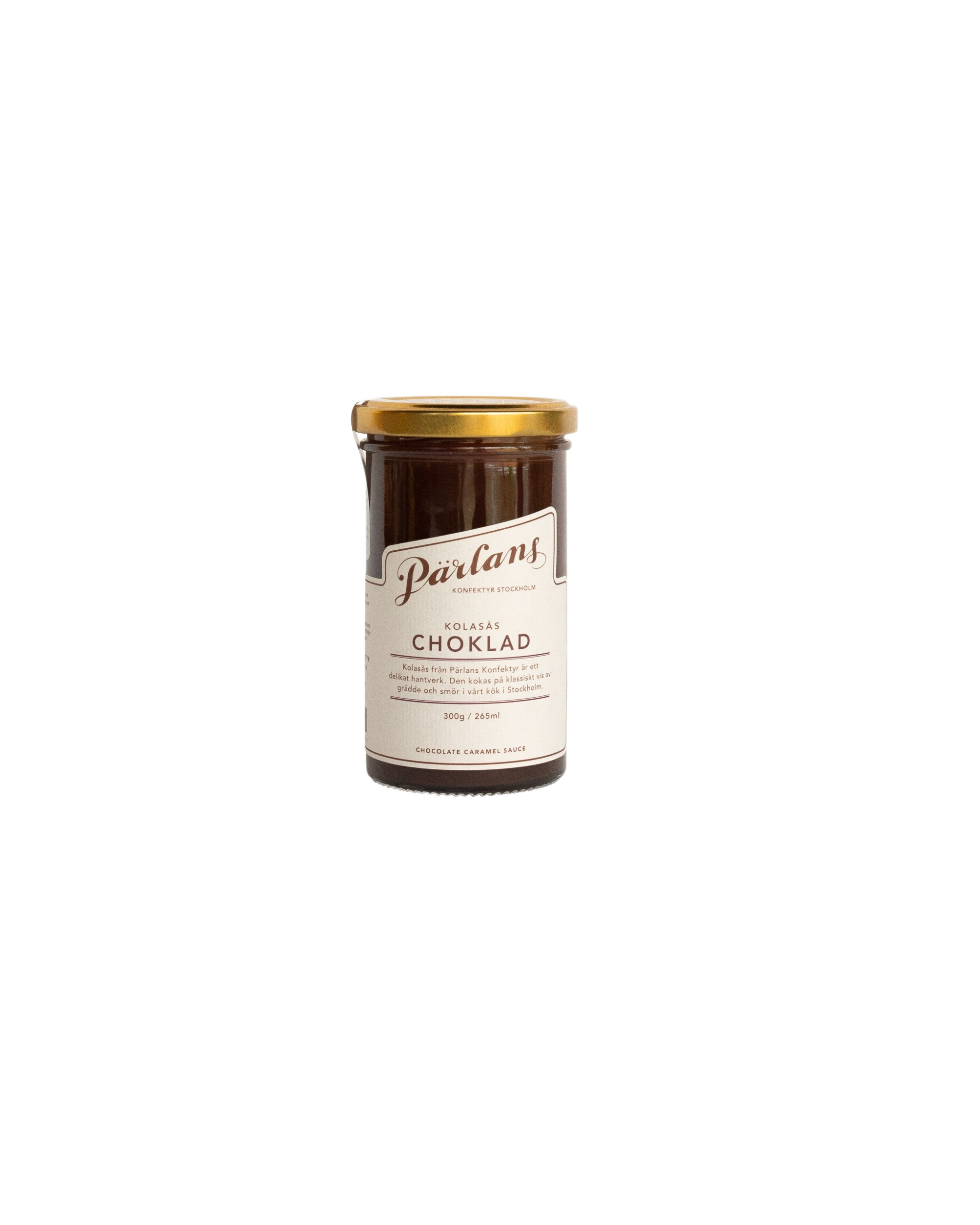 caramel sauce - chocolate glass jar