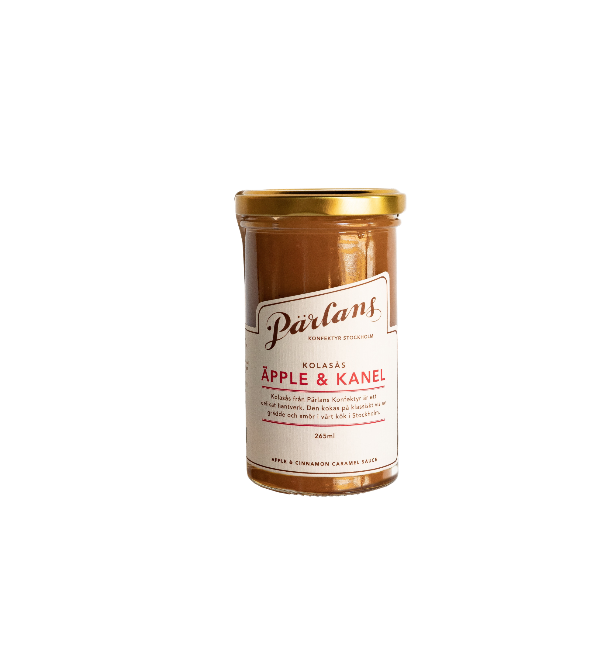 caramel sauce - apple & cinnamon glass jar