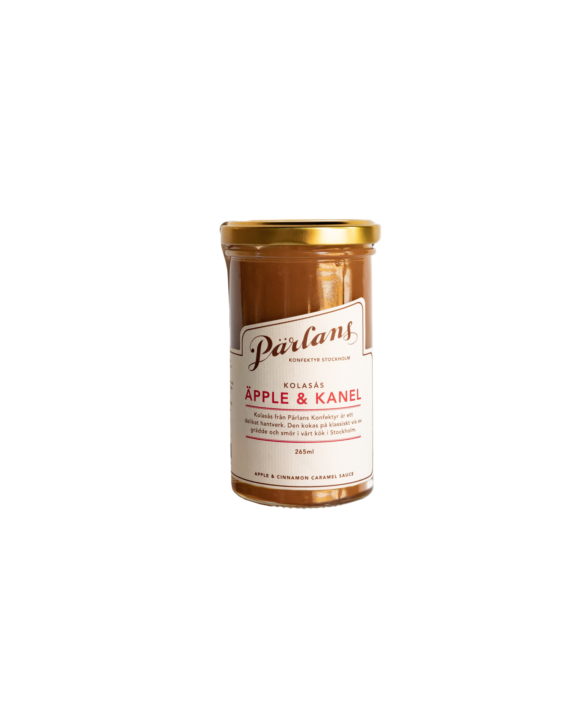 caramel sauce - apple & cinnamon glass jar