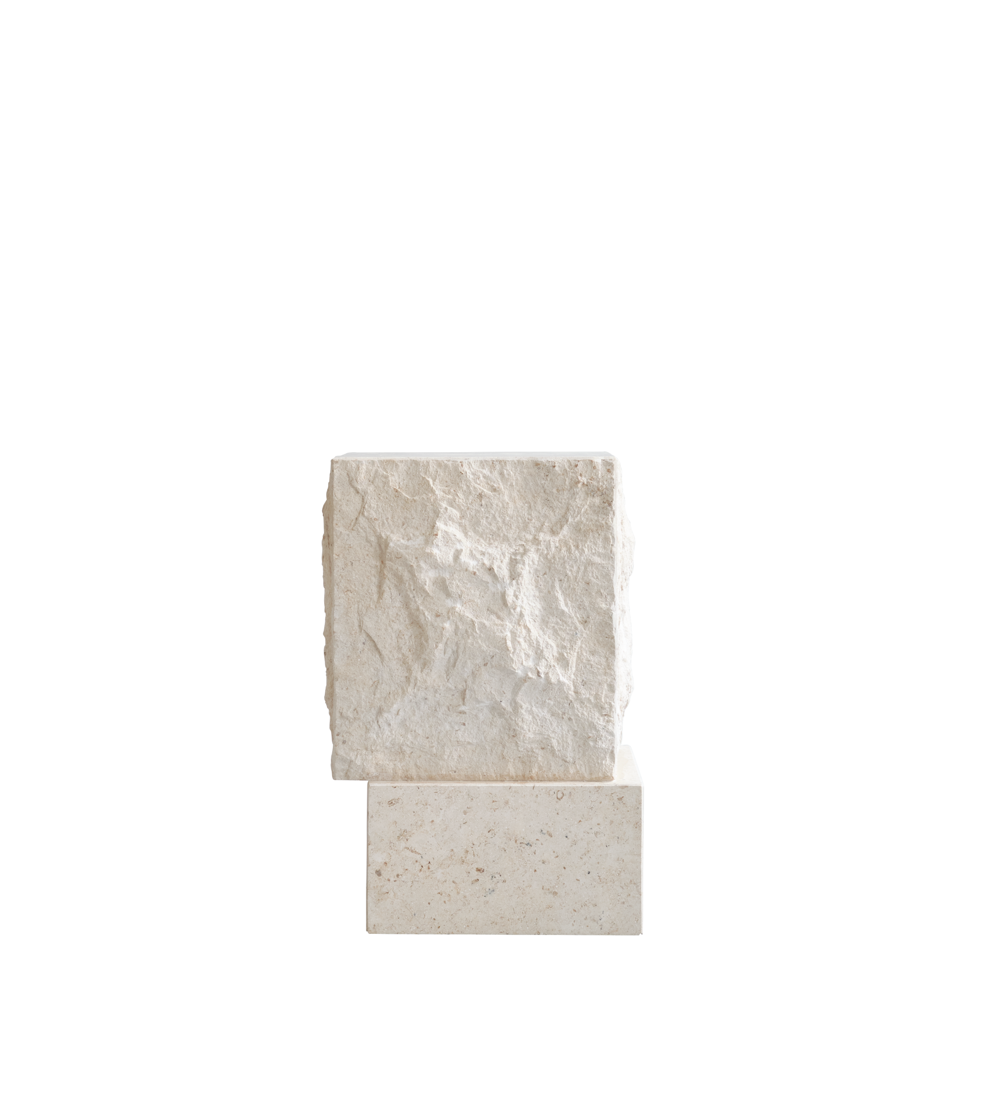 temple coffeetable - limestone tall