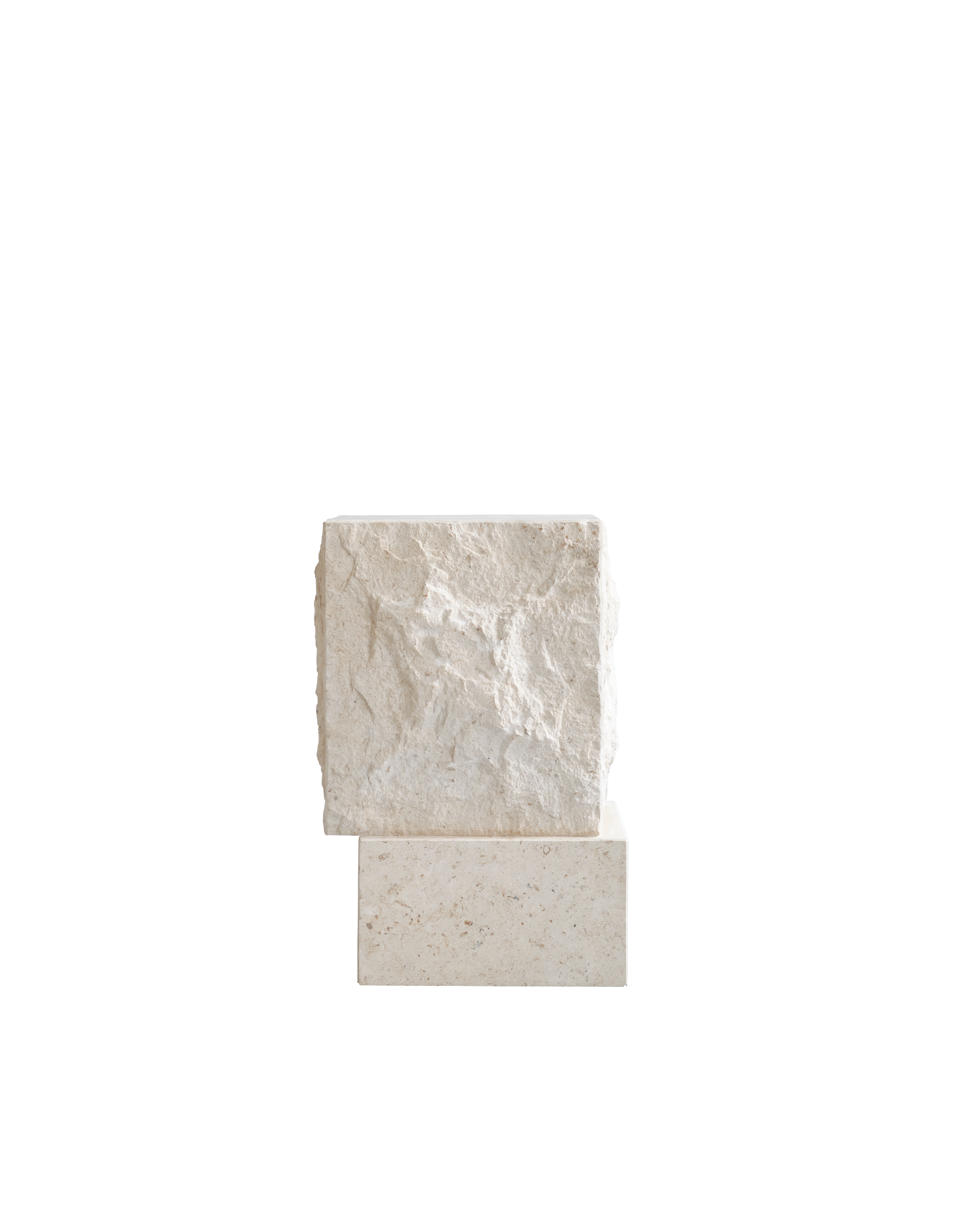temple coffeetable - limestone tall