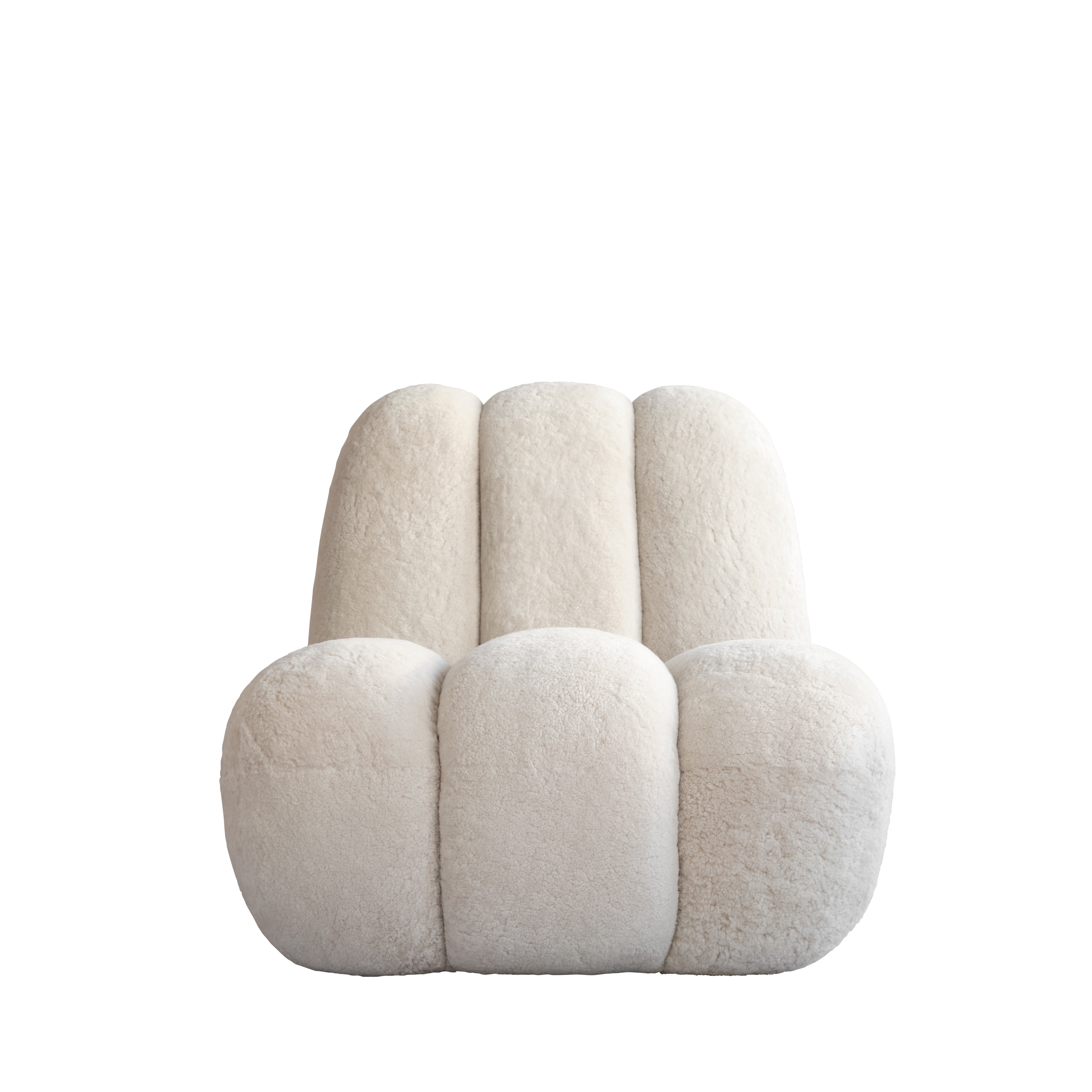 toe chair - sheepskin