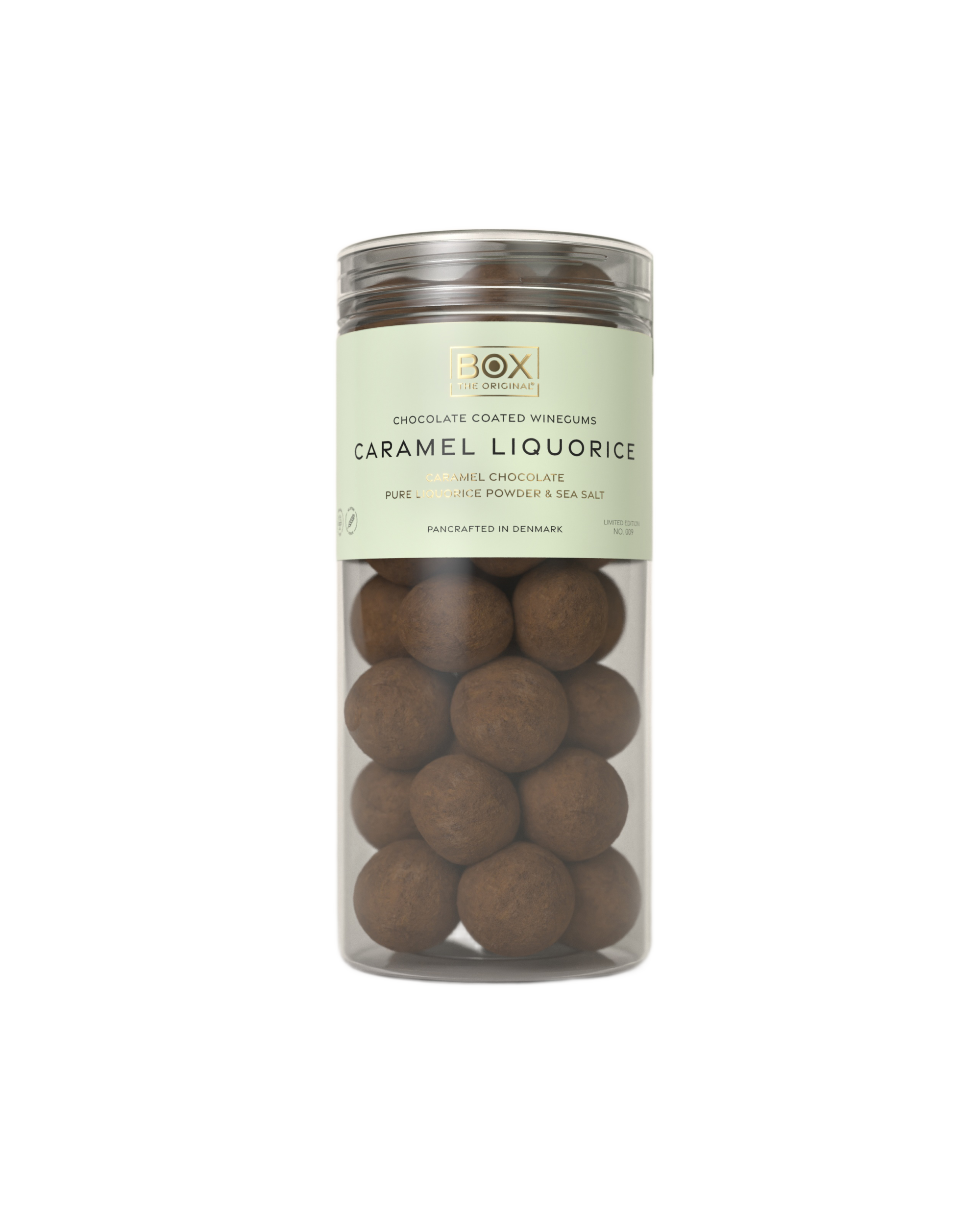chocolate coated winegums - caramel liquorice large tube