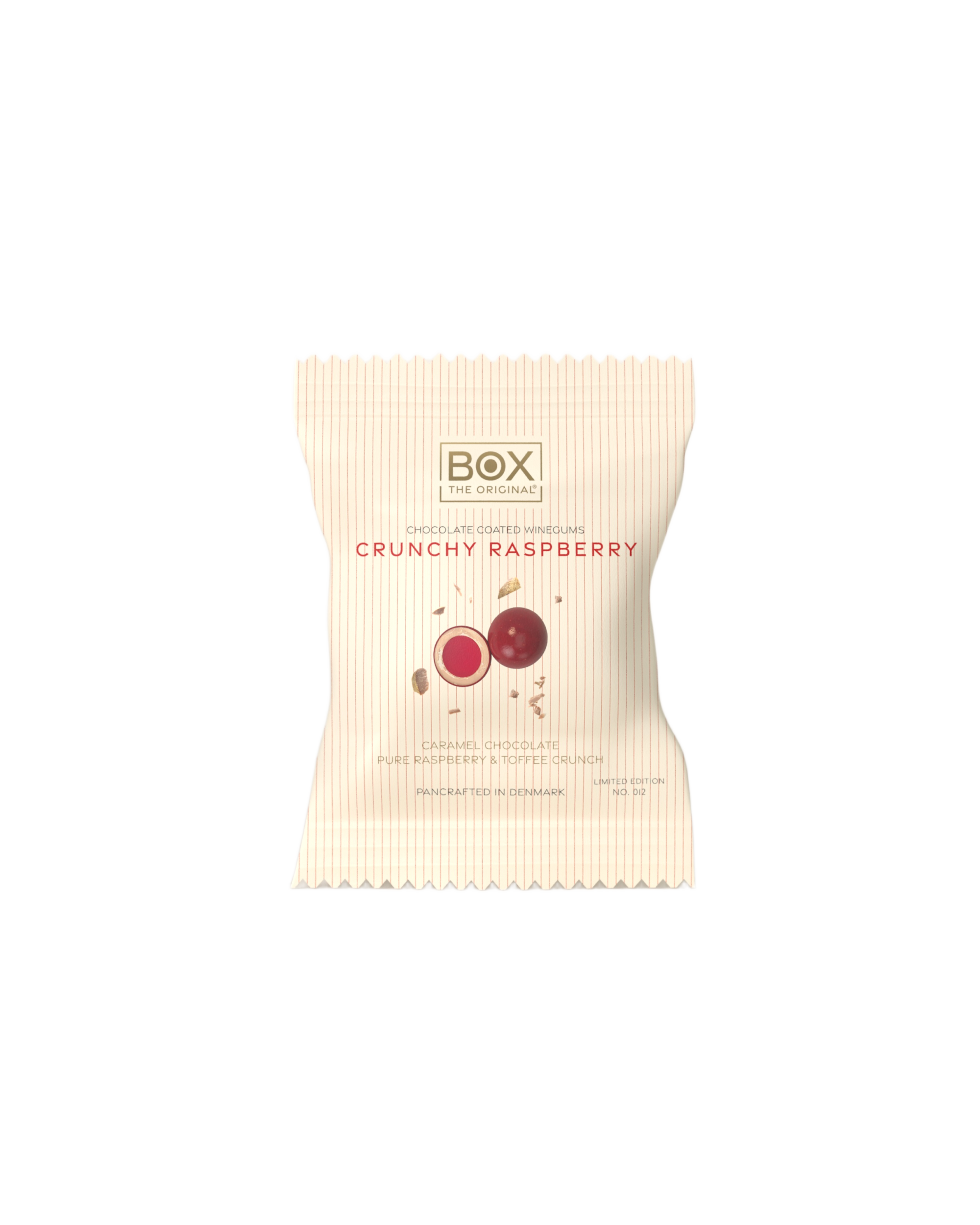 chocolate coated winegums - chrunchy raspberry two pack