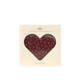 chocolate coated winegums - heart box gift box