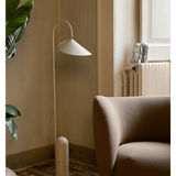 arum floor lamp - cashmere