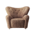 the tired man lounge chair - sheepskin sahara