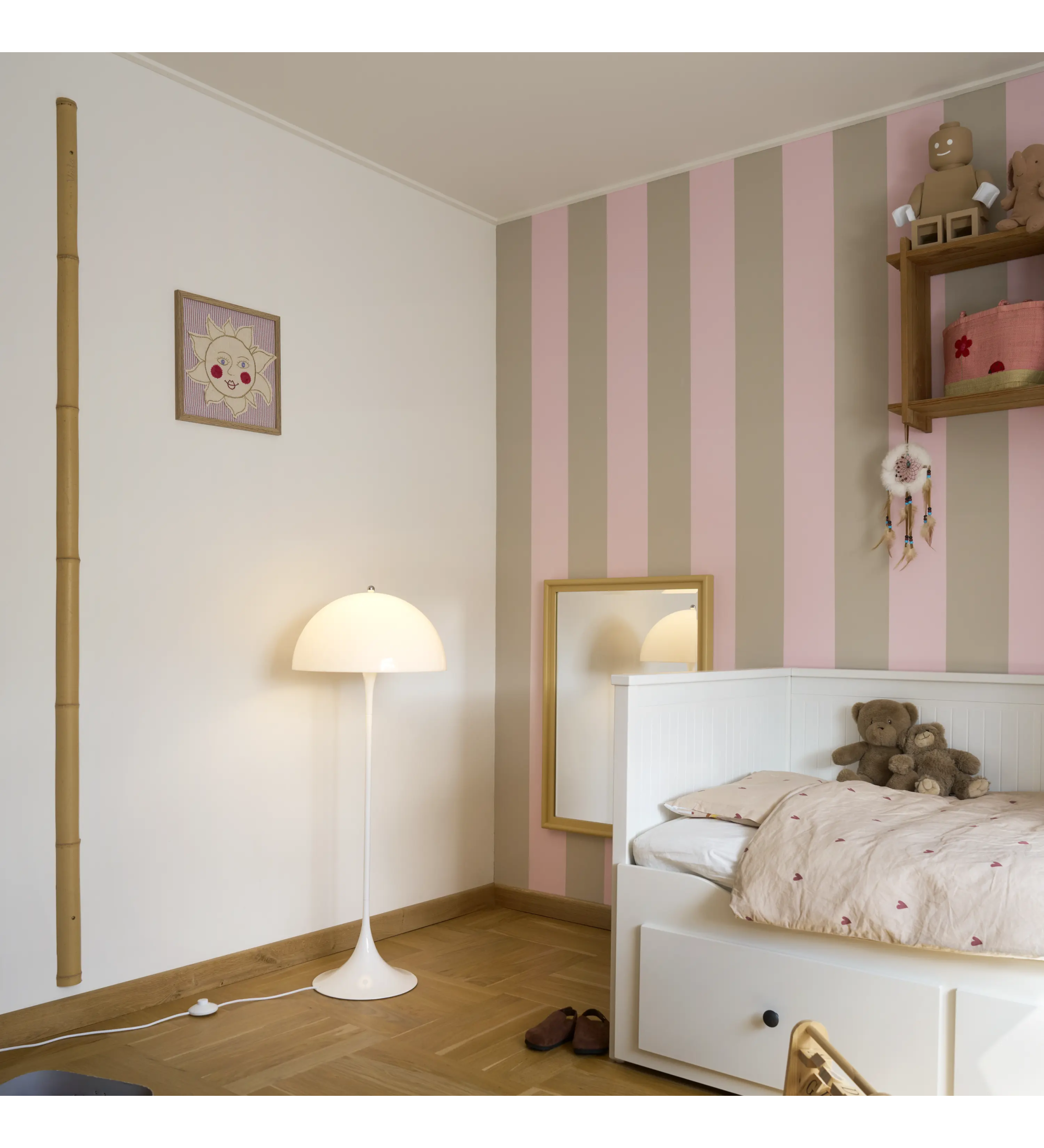 panthella - floorlamp white opal acryl Ø 400
