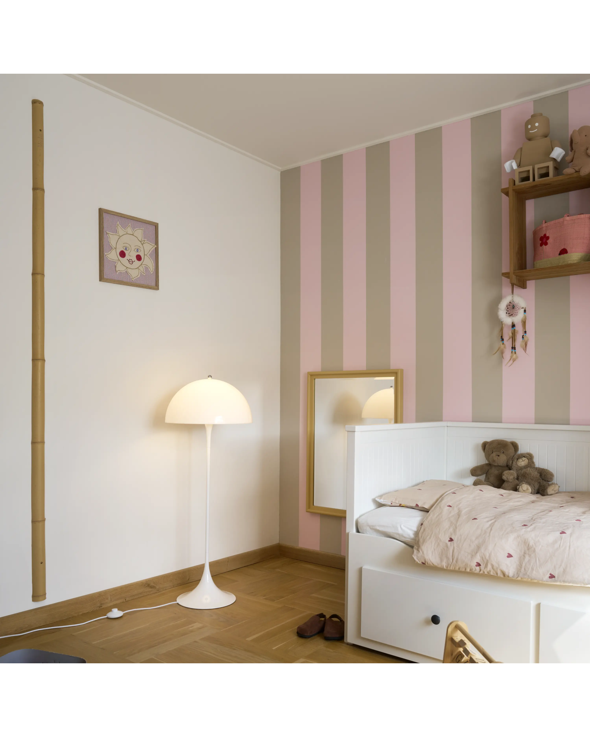 panthella - floorlamp white opal acryl Ø 400