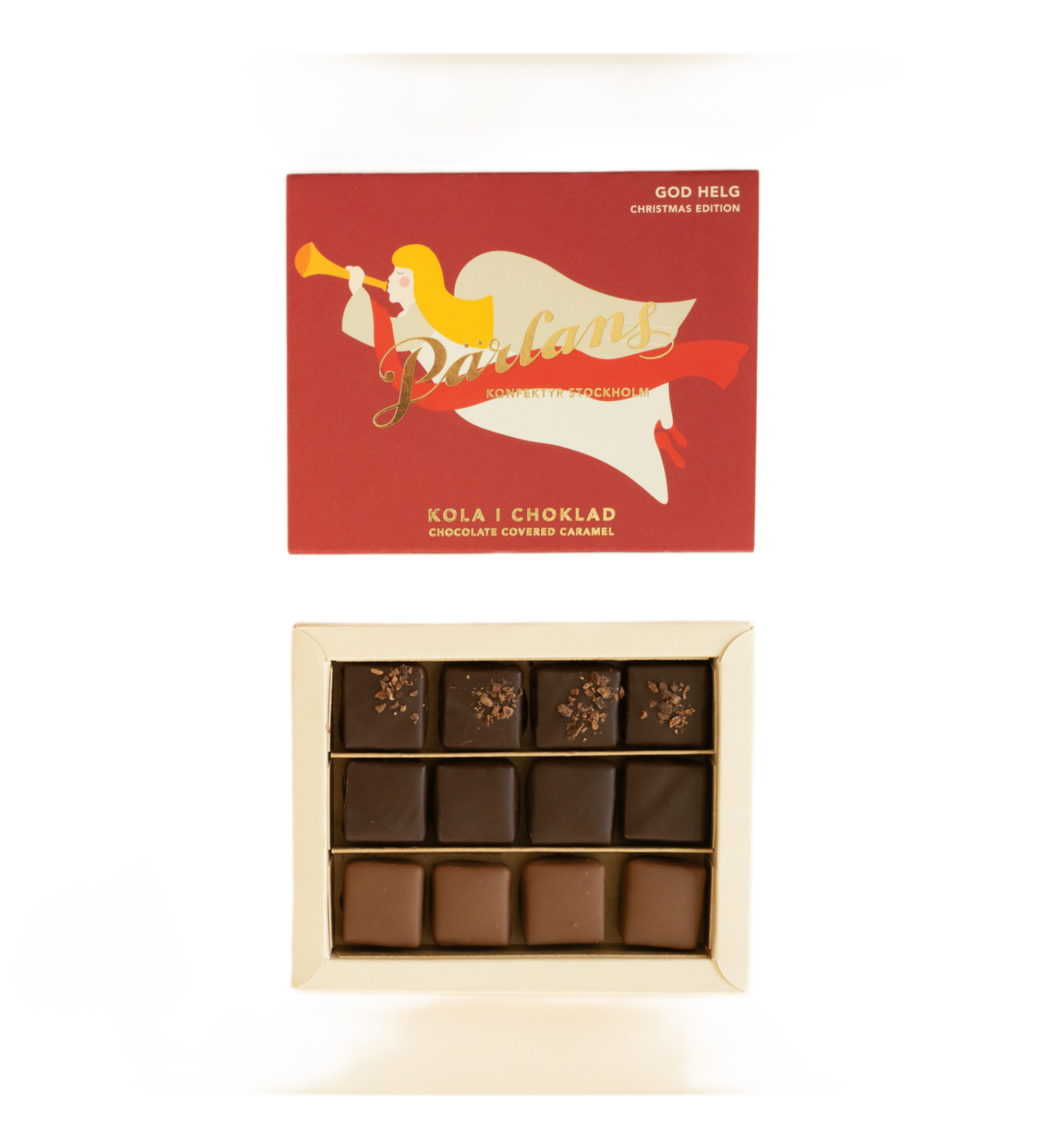 chocolate covered caramel - winter edition 12 pieces