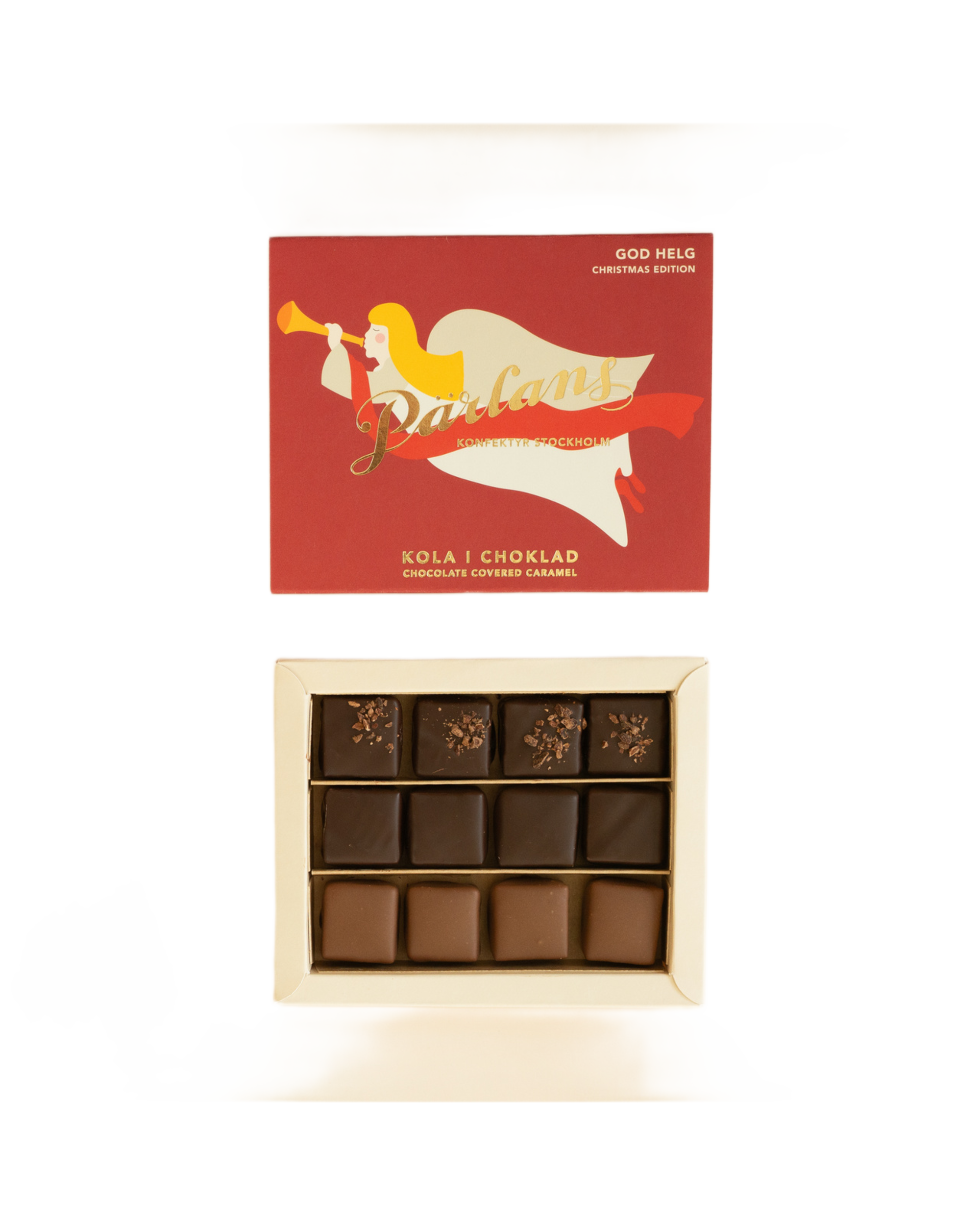 chocolate covered caramel - winter edition 12 pieces