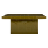 brick coffee table - green