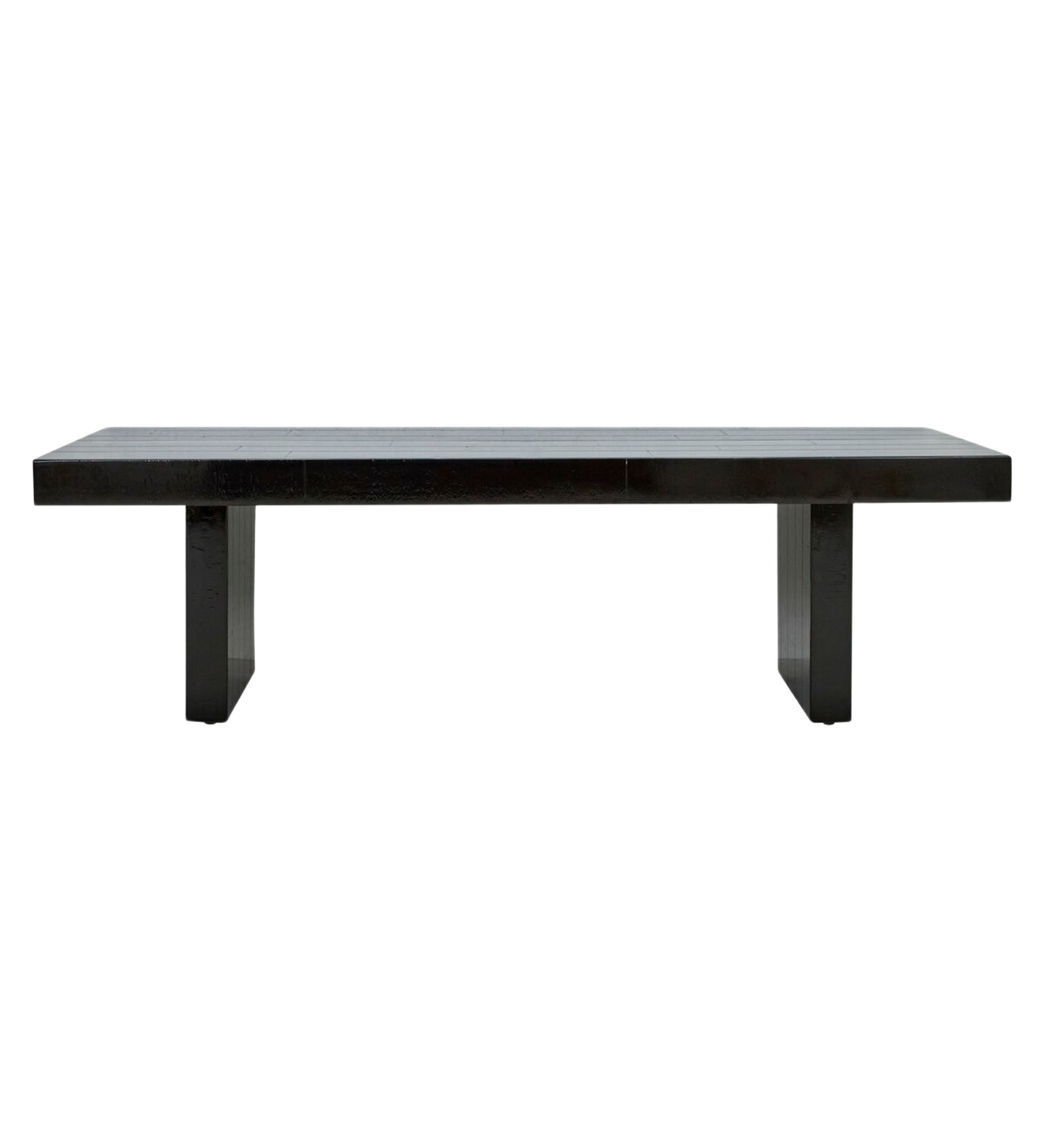 brick coffee table - black