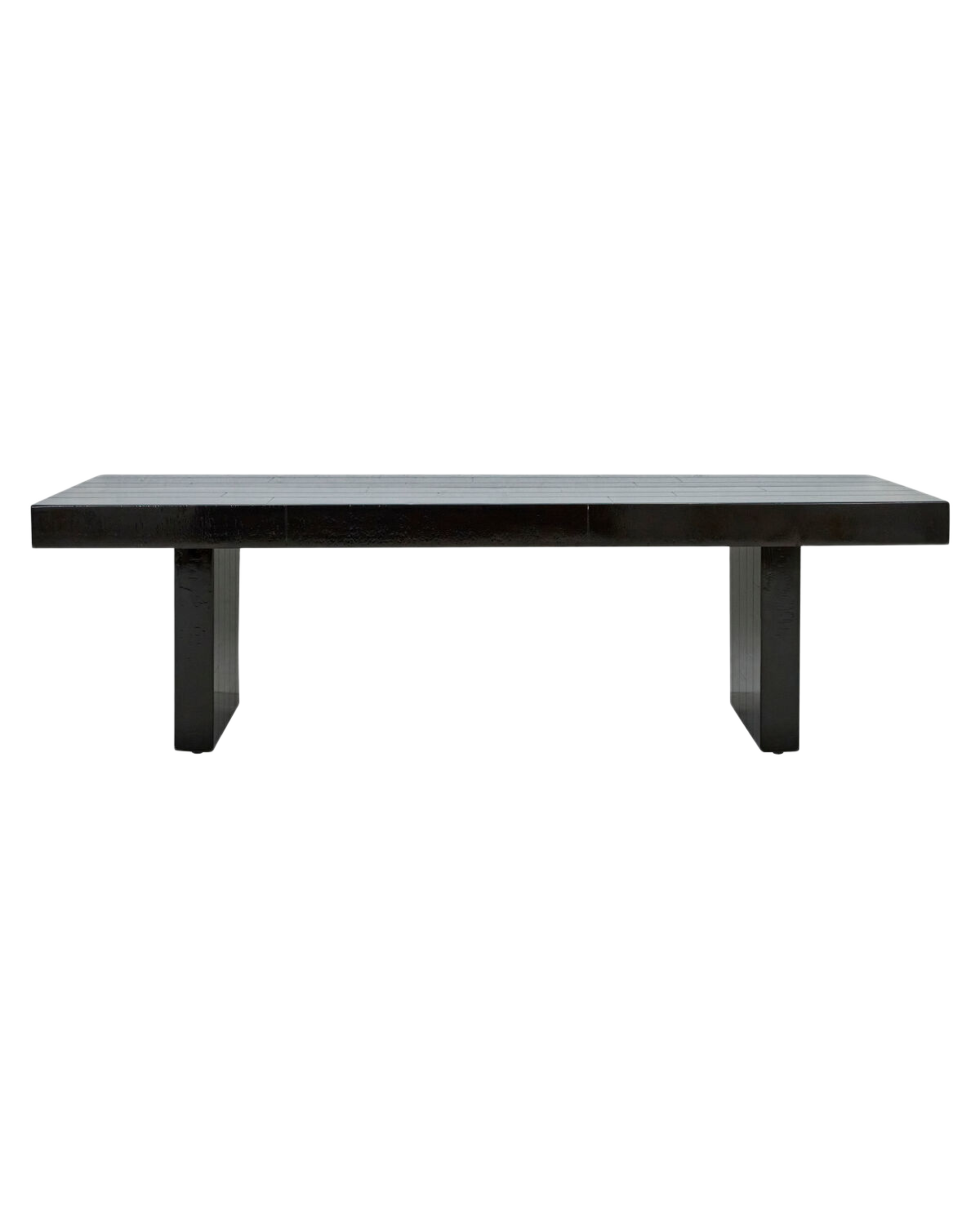 brick coffee table - black