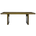 brick dining table - green