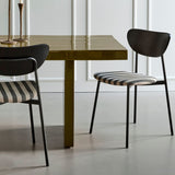 brick dining table - green