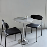pova dining chair set of 2 - black