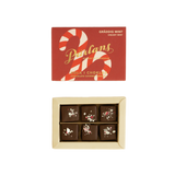 chocolate covered caramel - creamy mint 6 pieces